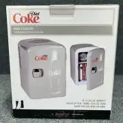 Diet Coke Koolatron Mini Cooler or Warmer Mini Fridge 4L (6 can) Home Car Boat