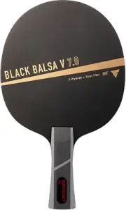 Victas Table Tennis Racket Offensive Shakehand Black Balsa V 7.0 Flare 310454