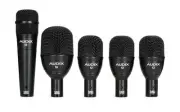 Audix FP5 Fusion Series 5-piece Drum Mic Kit for Kick, Snare, and Toms with T...