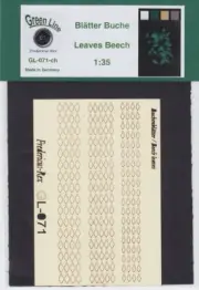 GreenLine 1/35 Beech Leaves - Yellow/Chamois (208pcs)