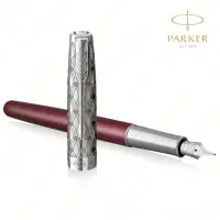 在飛比找momo購物網優惠-【PARKER】《派克 卓爾致臻 18K F尖 典藏紅鋼筆》