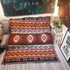 160x220 Arab Wool Alpaca Blanket Boho Handwoven Carpet Ramadan Eid Islamic Party