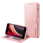 For Apple iPhone 7/8 Case, SupRShield Wallet Leather Flip Magnetic Stand Case Cover For Apple (Rose Gold)