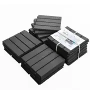 Anvil Patio Parts 12"x12" Composite Deck Tiles Outdoor Interlocking (Set of 27)