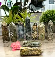 Wholesale Lot 2 Lb Natural Ocean Jasper Obelisk Tower Point Crystal Healing