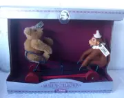 Steiff WIG WAG Seesaw PULL TOY Mohair Teddy Bear Monkey Museum Collection Wheel