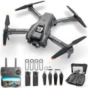Foldable Drone, 1080P HD FPV Camera Wifi RC Quadcopter, 360° Flip, Waypoint Flig