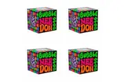 4PK Schylling Bubble Glob Nee Doh Squeeze Ball Kids Sensory Toy 6.4cm Asst. 3y+