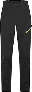 [Ziener] Men's Nebil Softshell Trousers, Cross-Country Skiing | Windproof Front, Elastic Back