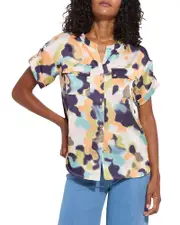 Lysse Olena Drop Shoulder Utility Blouse