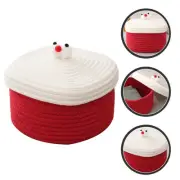 Blanket Basket with Lid Storage Toy Decorative Child