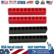 4Pcs Bit Holder 10 Hole 1/4 Hex Shank Screwdriver Plastic Screwdriver Storage