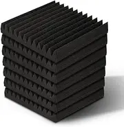 ARTISS Alpha Acoustic Foam Panels 40pcs Studio Sound Absorption Wedge Tiles Absorber 12-Tooth 30cm x 30cm Insulation Paddings Room Sound-dampening Soundproof Treatment
