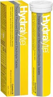 Hydralyte Effervescent Tropical Flavoured Electrolyte 20 Tablets