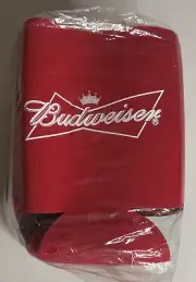 Budweiser Foam Koozie Coozie Can-Bottle Drink Holder Soft Insulated 12 Pack