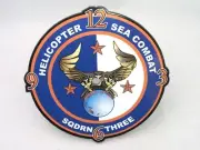 7" Clock Face US Navy HSC-3 Helicopter Sea Combat Squadron Three 3 Merlins