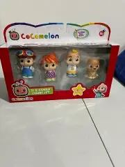 New Cocomelon Family & Friends JJ TomTom YoYo Figure Play Set 4 Pack BRAND NEW