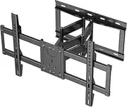 ZOGOZZ Full Motion TV Wall Mount for 37–85''Flat Curved TVs,Swivel Articulating Arms TV Mount Max VESA 600x400mm,Holds up to 135 lbs,43 50 52 55 60 65 70 75 80 Inch Tilt Rotation wall Mount TV Bracket