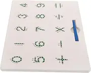 TOYANDONA Magnetic Number Tracing Board Fine Motor Skills for Math Practice Portable Writing Board for Interactive Learning Outdoor Education Activities