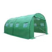 Green Fingers Greenhouse 4x3x2M Walk in Green House Tunnel Plant Garden Shed Dome