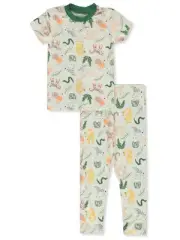 Millie & Myles Boys' 2-Piece Jungle Pajamas Set