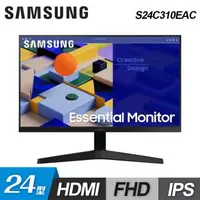 在飛比找森森購物網優惠-【SAMSUNG 三星】S24C310EAC 24型 平面窄