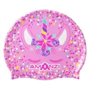 Amanzi Princess Sparkles Swim Cap, Silicone Swim Cap