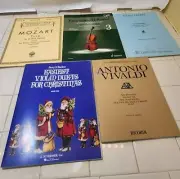 Lots of 5 Antonio Vivaldi, Mozart, Chopin Nocturn Violin Viola Piano Classics CD