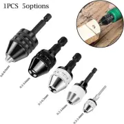 Multi Purpose Quick Change Keyless Drill Bit Chuck Adapter for Hex Shank