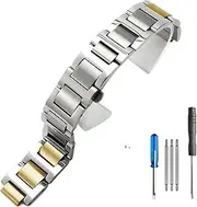 [VAZZIC] YingYou Stainless Steel Watch Strap Compatible With Cartier Blue Balloon Concave-Convex Interface Women's Watchband Accessories 14.22mm Wristband