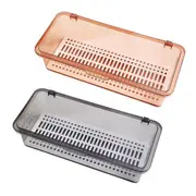2PCS Chopsticks Box with Lid Dustproof Storage Container for Tea Set Cosmetic