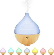 UCINNOVATE Small Essential Oil Diffuser, 160ml Cool Mist Mini Aromatherapy Home Diffuser 3 Mode with LED Light Up to 7 Hours Run time Quiet Humidifier USB 5V Powered/Auto-Off Function