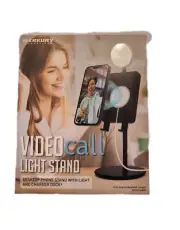 Merkury Innovations Video Call Light Stand Desktop Phone Stand With Light NEW