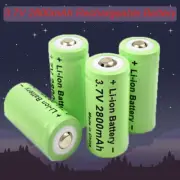 16340 Battery 2800mAh CR123A Rechargeable Cell Batteries Charger Lot Hot Sale