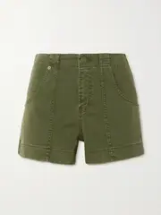 [FRAME] FRAME - Denim Shorts - Army green - 24 24 Green