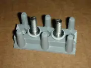 R&B Electronics MS27212-2-2 Aircraft Mil-Spec Terminal Block 2-Position Molded