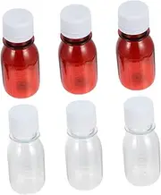HOLIDYOYO 20Pcs Graduated Pet Bottles Plastic Laboratory Bottles with Droplet Caps for Precise Measurement Food and Chemical Applications