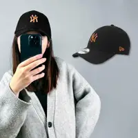 在飛比找PChome24h購物優惠-New Era 棒球帽 MLB 黑 橘 940帽型 NY 可