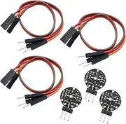 FainWan 3PCS Pulse Sensor Heart Rate Sensor Monitor Compatible with Ar-duino, Raspberry Pi