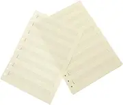 GOOHOCHY Manuscript Paper Refill 100 Sheets B5 Size Planner Inserts Binder Paper