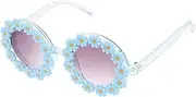 LIGIGWASH Flower Sunglasses Creative Beach Eyewear for Lightweight and Durable for Parties Festivals and Outdoor Fun Stylish for Unique Look