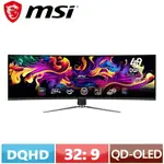 【現折$50 最高回饋3000點】 MSI微星 49型 MPG 491CQP QD-OLED 曲面螢幕