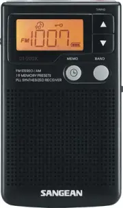 DT-200X AM/FM Synthesized Pocket Radio