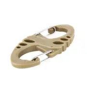 Climbing Hook S Type Carabiner Dual Buckle Keychain Mini Carabiner Buckle HR