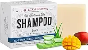 J·R·LIGGETT'S All-Natural Shampoo Bar, Moisturizing Formula - Supports Strong and Healthy Hair - Nourish Follicles with Antioxidants and Vitamins - Detergent and Sulfate-Free, One 3.5 Ounce Bar