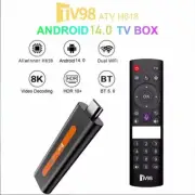 8K Dual WiFi 6 TV Stick Android 14 5G Smart TV Box 2G+16G Streaming Media Player