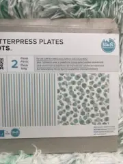 American Crafts We R Memory Keepers Letterpress Plate Set - Dots, 2 Pieces
