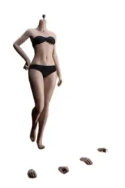 1/6 S47A eamless Female Body Small Bust Suntan For 12inch Doll Action Figure
