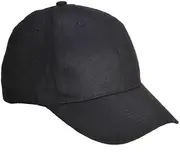 Portwest MP162 Polycotton Peaked Cap, Black