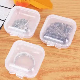 透明塑料小方盒 首飾盒 耳塞盒 pp迷你收納盒 魚鉤收納盒 戒指盒 耳環盒